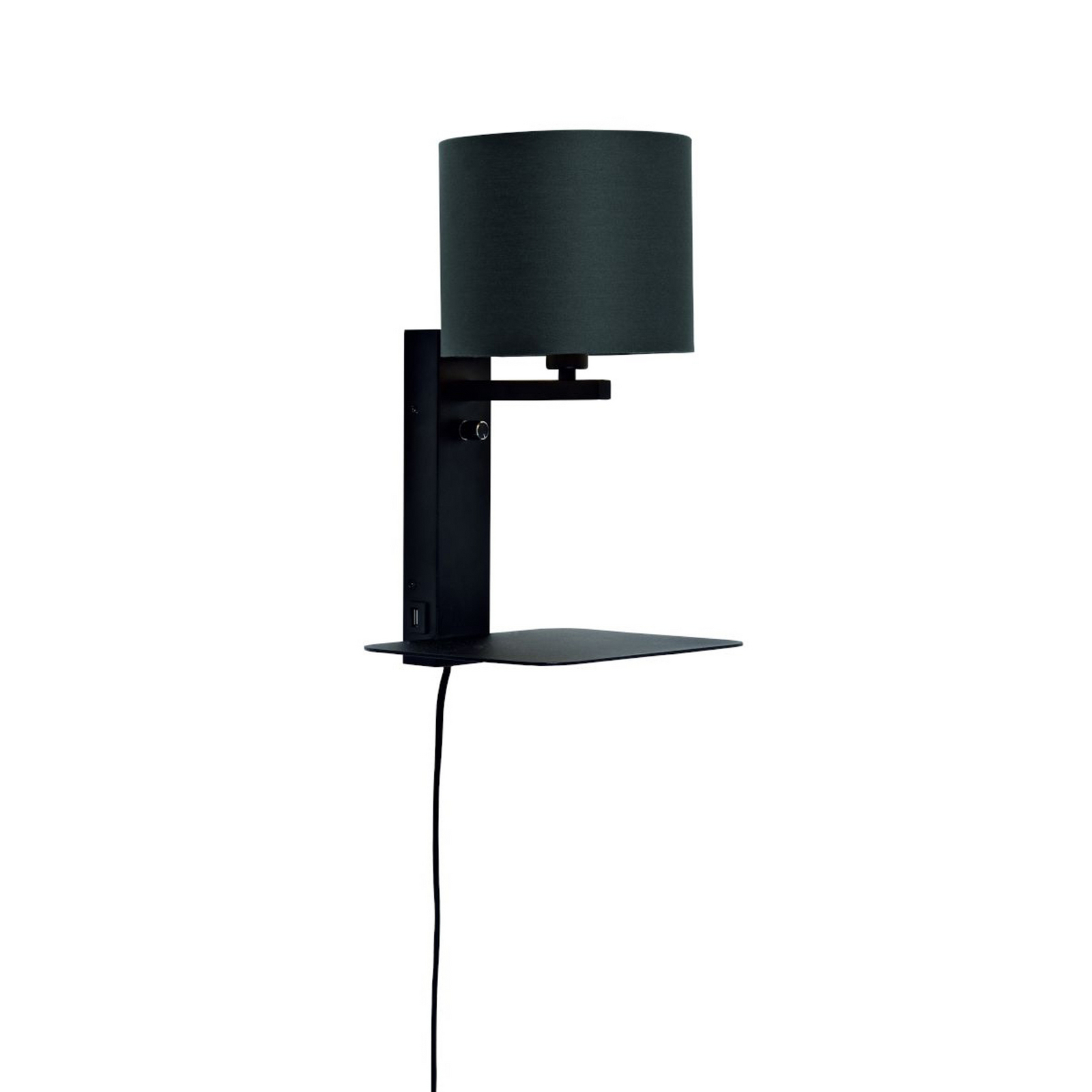 IT'S ABOUT ROMI Florence, 1-bulb lampshade black